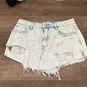 Ripped shorts